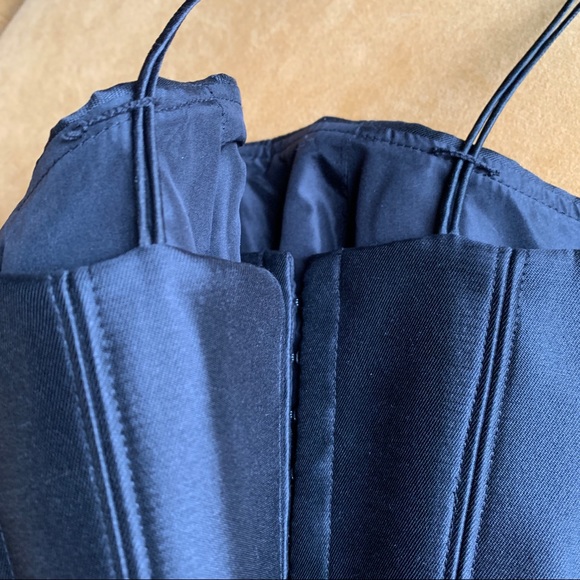 Closet Closes 11/1/22 RARE Vintage Carmen Marc Valvo Silk Corset - Picture 14 of 16